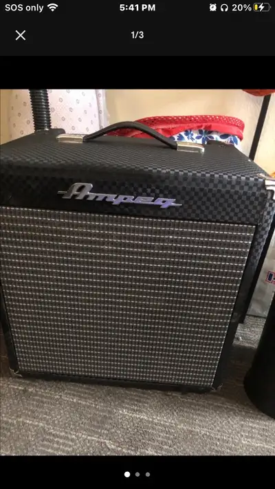 Both amps near mint condition+ 1 power cord  + you pickup- $120, View more