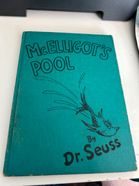 Dr. Seuss' McElligot's Pool Hardcover Book-Original 1947 Edition