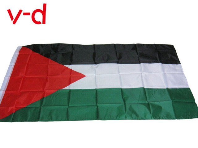 Large Palestine Flag Polyester 150 x 90cm Gaza Palestinian dans Autre  à Ville de Montréal - Image 2