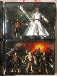 Lord of the Rings (8) Action Figure (included) Carry Case ToyBiz