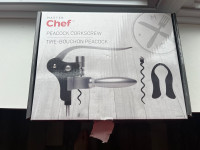 Master Chef Peacock Corkscrew