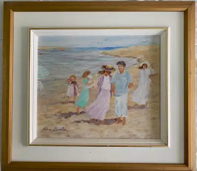 Peinture originale à l’huile Hélène Léveillée Original Painting, View more