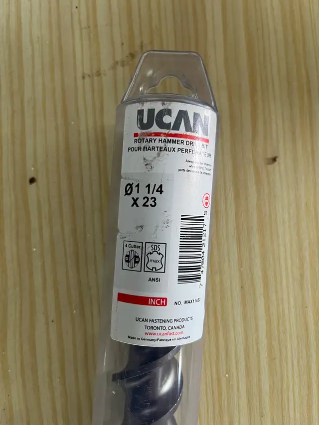 Brand new Ucan SDS  drill bits $65 each 62866660681602121
