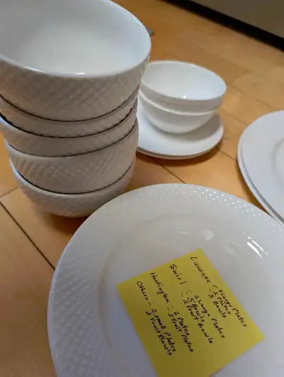 Mikasa Dishes, NEW, Lausane, Swirl, 20 Pcs - $20, View more