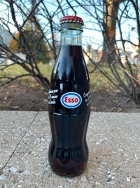 Bouteille de liqueur Coke Coca-Cola Esso
