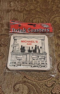 MICHAELS BAR Coasters (6 Pack)