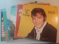 LOT DE DISQUES 33 TOURS VINTAGES DU KING ELVIS PRESLEY