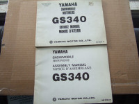 YAMAHA GS 250 300  340 SNOWMOBILE  MANUALS