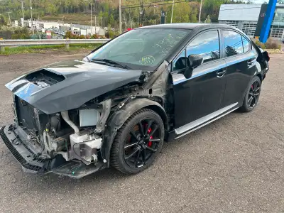 2021 SUBARU WRX FA20 TURBO ACCIDENTÉ PIÈCES PARTS INTÉRIEUR EN CUIR FREINS BREMBO APPLE CAR PLAY JAN...