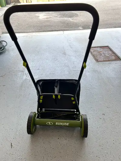 Sunjoe lawnmower , with sharpener, View more