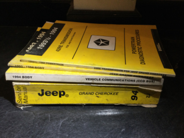 1994 Jeep Grand Cherokee ZJ Shop Manual Laredo Limited 4.0L 5.2L in Non-fiction in Parksville / Qualicum Beach - Image 2