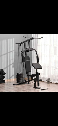 Multifunction Home Power Exercise Gym System Weight Training Exe