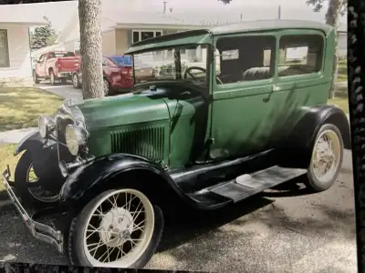 1928 Ford Model A Standard Tudor 2 DR Sedan 200cid Ford straight 4cyl, 3speed manual Runs very good,...