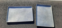 2 plaques de cuisson en aluminium commercial