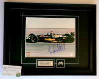 Michael Andretti Autographed Framed Racing Photo