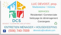 Residential and commercial housekeeping / janitorial services.