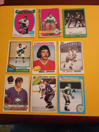 80s, 70s and some 60s NHL hockey cards