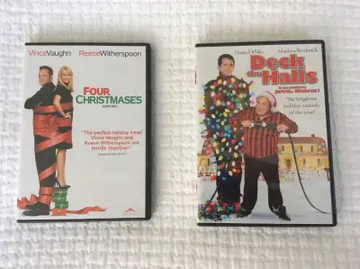 "Four Christmases" & "Deck the Halls" dvd's - only $5 total !!, View more