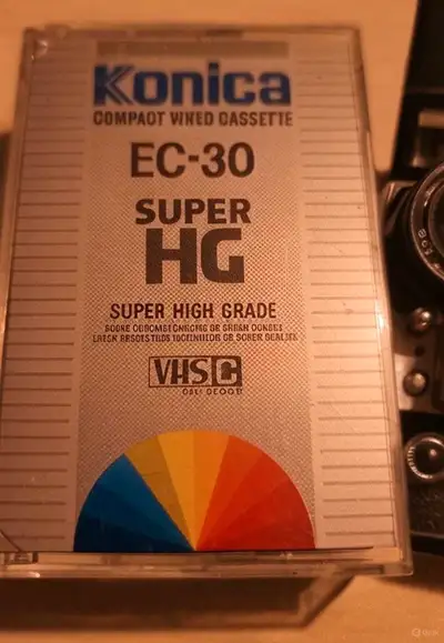 Konica compact video cassette EC-30,Super HG, Super Chroma, View more