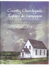 Churches PEI with postcards French/English Prince Edward Island