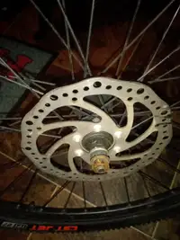 Mountain bike tire and rim