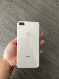 GENTLY USED ROSE GOLD IPHONE 8 Plus 