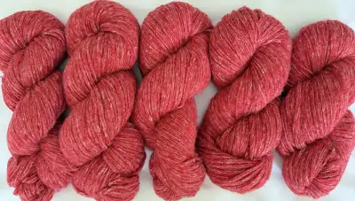 Dark Pink Natural Wool Blend, View more