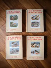 1949 The Handbook of British Birds – 6th impression – Vol 1 -4
