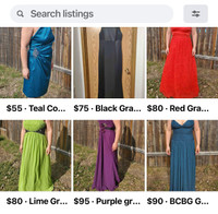 Dresses! Would be great for grad or wedding! 