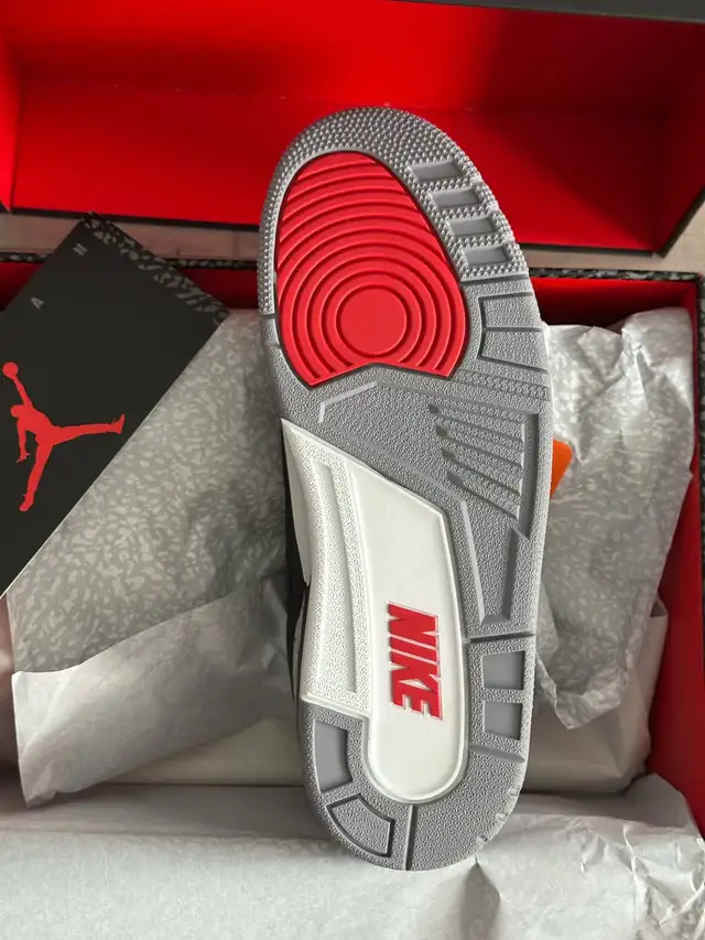 DS Air Jordan 3 BC3 Retro Black Cement 2024 Shoe Sizes 9-12 in Men's Shoes in City of Toronto - Image 8