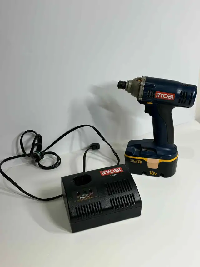  Ryobi 18V Cordless Impact Driver + Battery & Charger