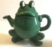 Ganz Frog Teapot Handpainted