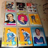 Toronto Maple Leafs 18 x Cards Sittler Keon Ellis Henderson ++++