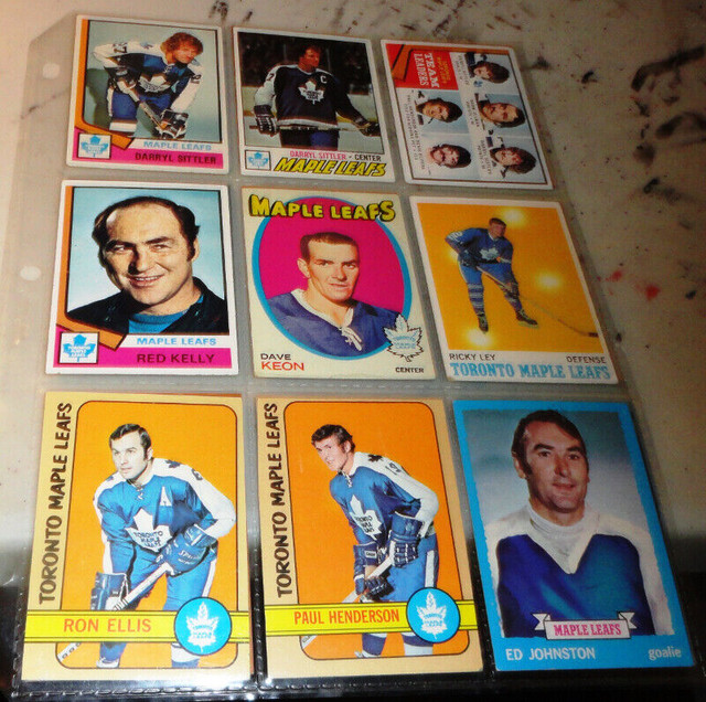 Toronto Maple Leafs 18 x Cards Sittler Keon Ellis Henderson ++++ in Arts & Collectibles in Kawartha Lakes