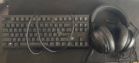 razer blackwidow keyboard & razer kraken ultimate gaming headset