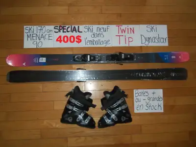 ENSEMBLES SKI ALPIN TWIN TIP 150 157 160 168 170 176 180 CM, View more