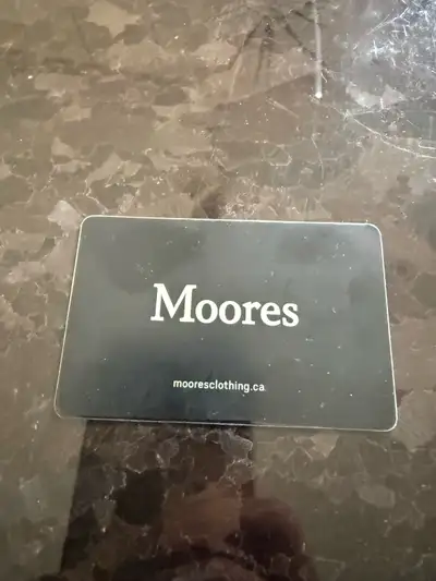 Moores gift card $900 or best offer, View more