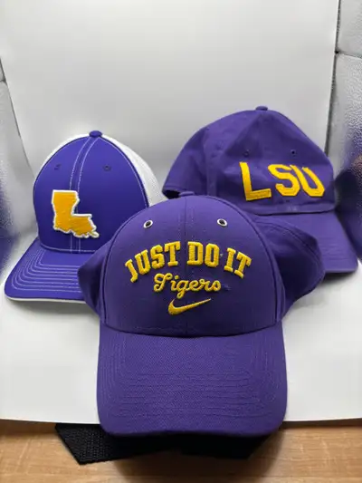 LSU Tigers Hats - Nike, Top of the World, Pacific Headware, View more