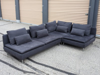Free Delivery -Grey Modular Ikea Soderhamn Sectional Couch/Sofa