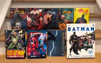 DC Batman and Superman graphic novels
