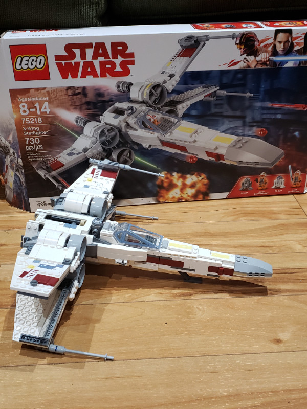 Star Wars lego set #75218 xwing star fighter in Toys & Games in Saint John