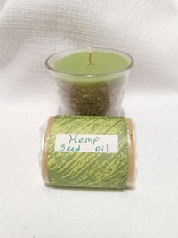 Hemp Glycerin Soap & Hemp-Look Candle set *Sale!