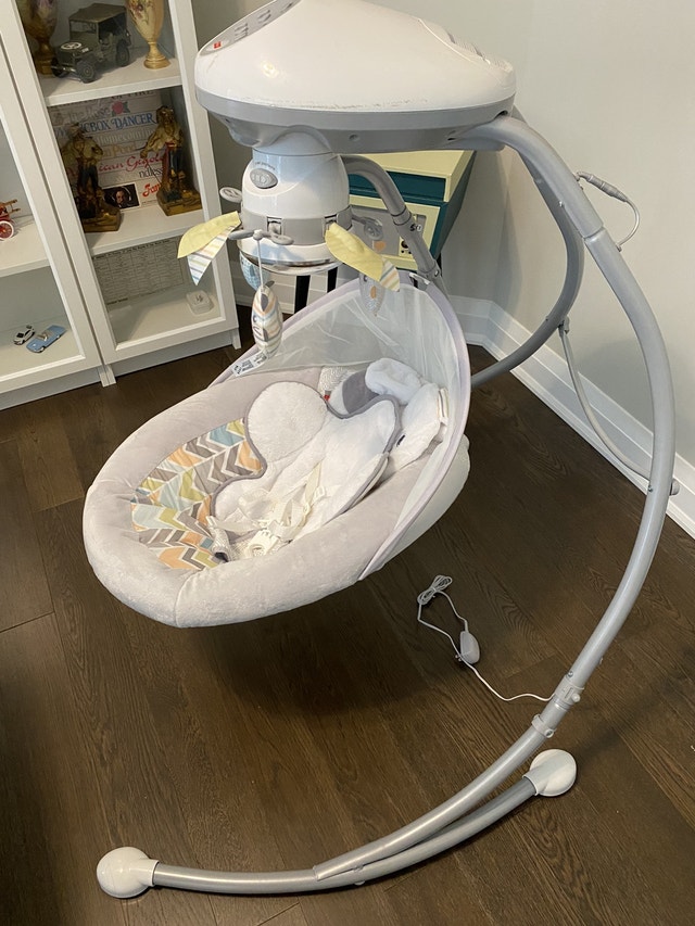 Fisher Price Dots and Spots Puppy Cradle Swing 69 Playpens, Swings