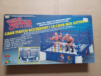 WWE/WWF LJN Steel Cage accessory with box complete 1985