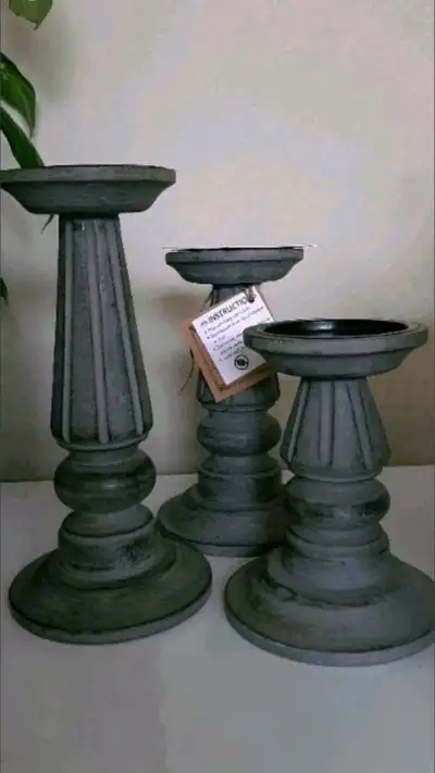 If the ad is still up; its available. Brand New in Box PREMIUM QUALITY MANGO WOOD - Candle Holders f...