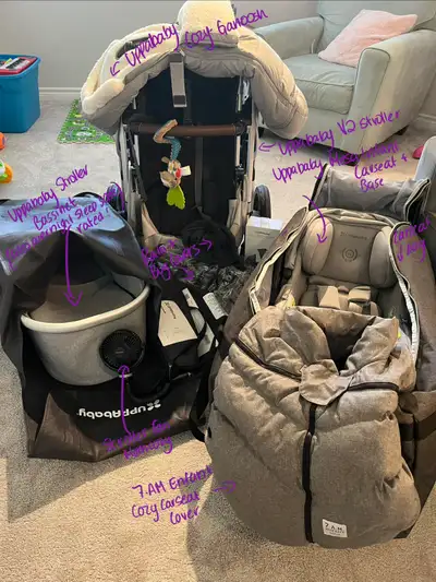 Uppababy Vista V2 Stroller & Mesa Caseat Complete , View more