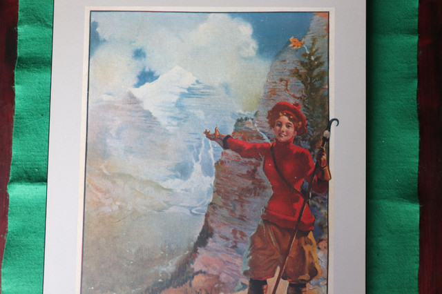 1909 CPR Poster, The Challenge of the Mountains, Reprint plaque in CDs, DVDs & Blu-ray in Calgary - Image 2