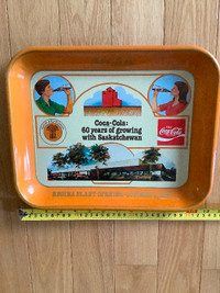 Coca-Cola Regina Plant Opening - October 8, 1981 Tin Tray