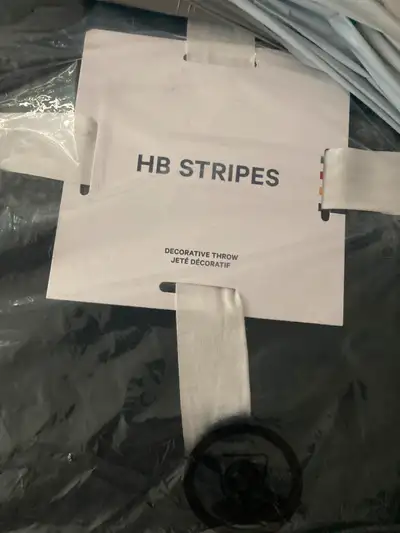 Brad new In packaging. Sold out nationwide. Beautiful Hudson’s Bay HB Stripes All Seasons throw. Par...