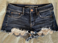 American Eagle Shortie Shorts